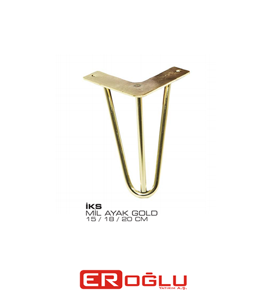 MİL AYAK BÜYÜK 18 CM GOLD