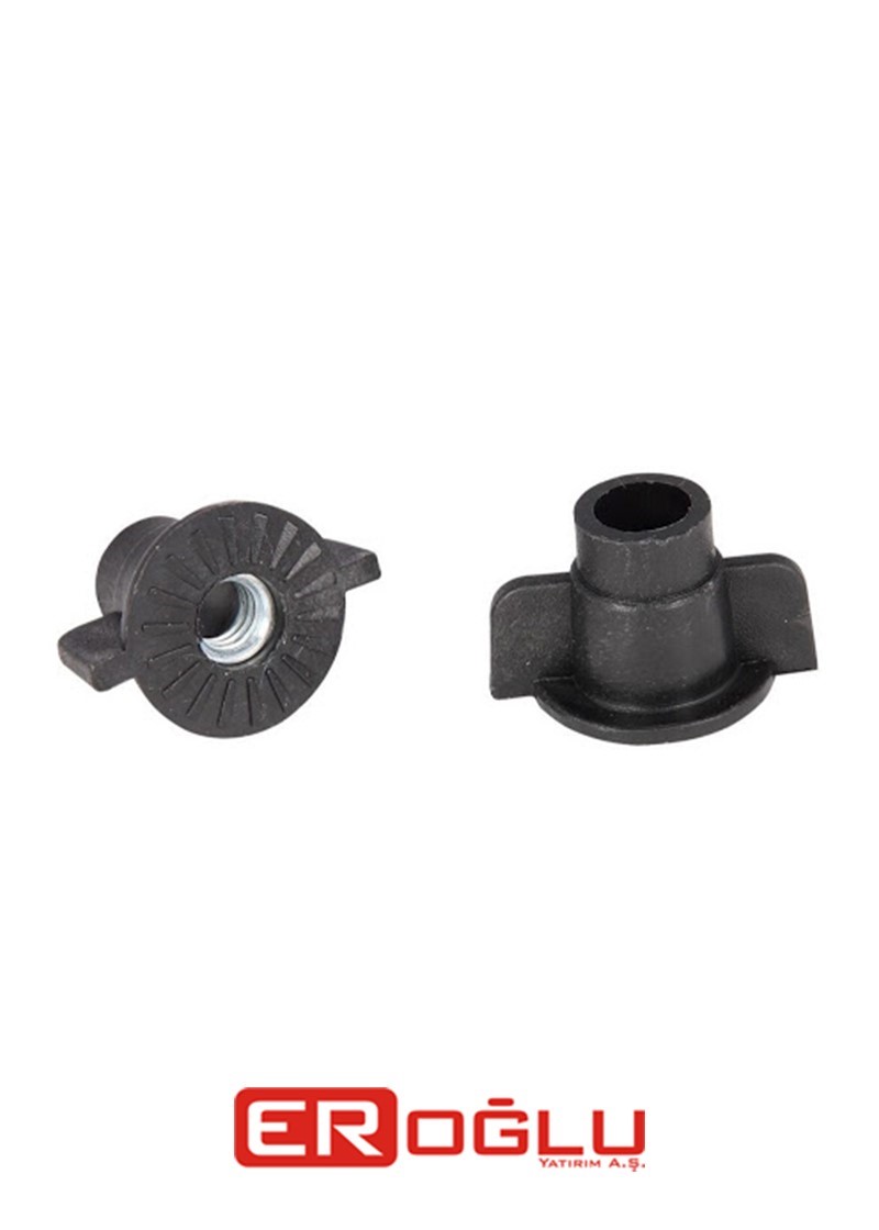 KELEBEK PLASTİK SOMUN M6