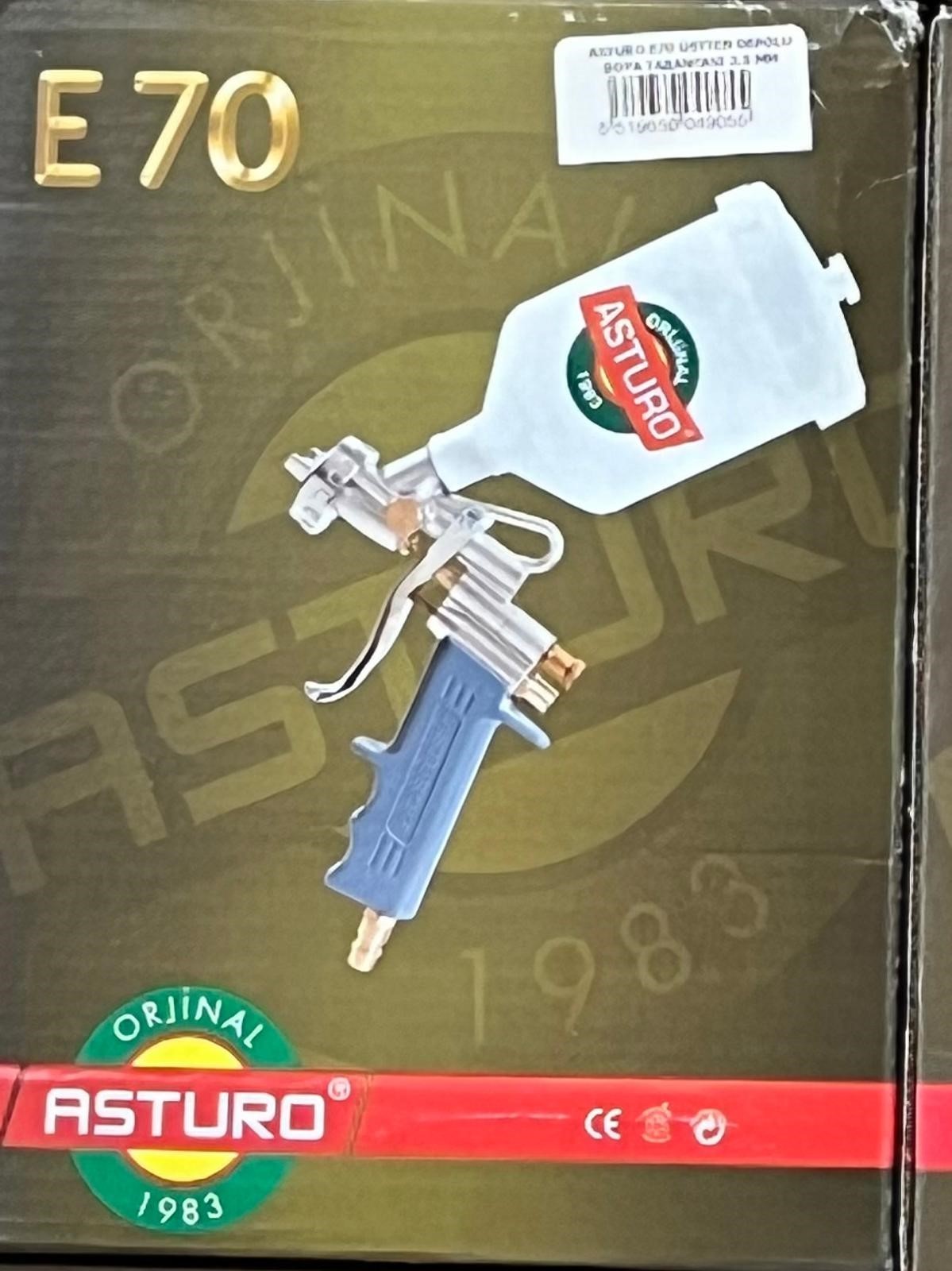 ASTURO E70 ÜSTTEN DEPOLU  BOYA TABANCASI 2.5 MM 
