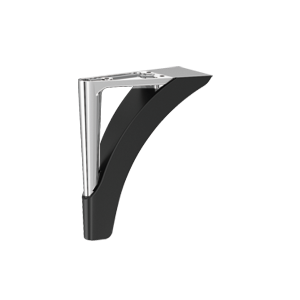 OLİMPOS 16 CM SİYAH-KROM