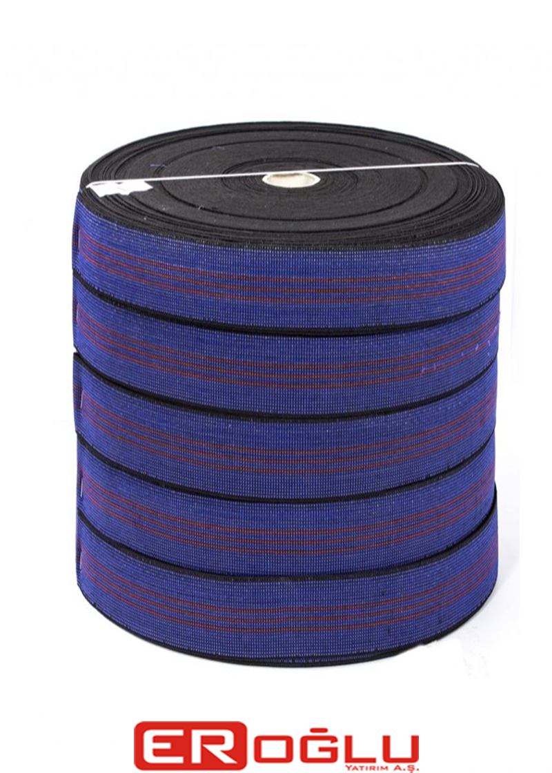 ELASTİK İTHAL KOLON 7 CM 3 ÇİZGİ (1 TOP 100 METREDİR)