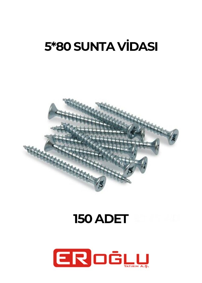 5*80 YAĞMUR SUNTA VİDASI (1 PK 200 ADET )