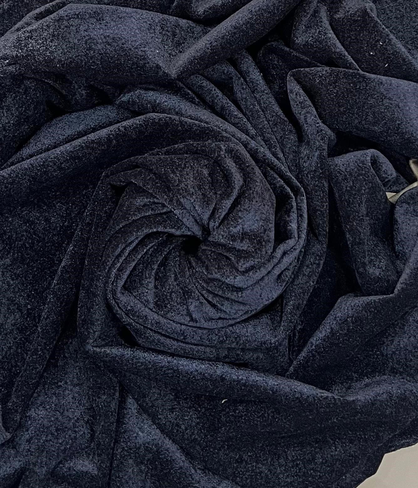 HARES 43 ALKANTRELİ DÜZ LACİVERT KUMAŞ 