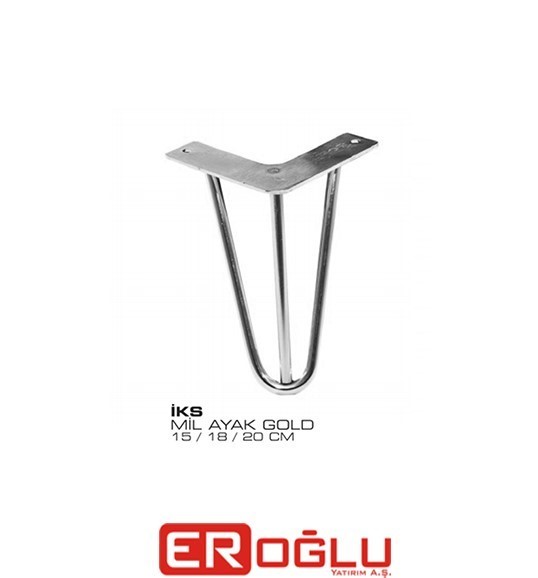 MİL AYAK BÜYÜK 16 CM KROM