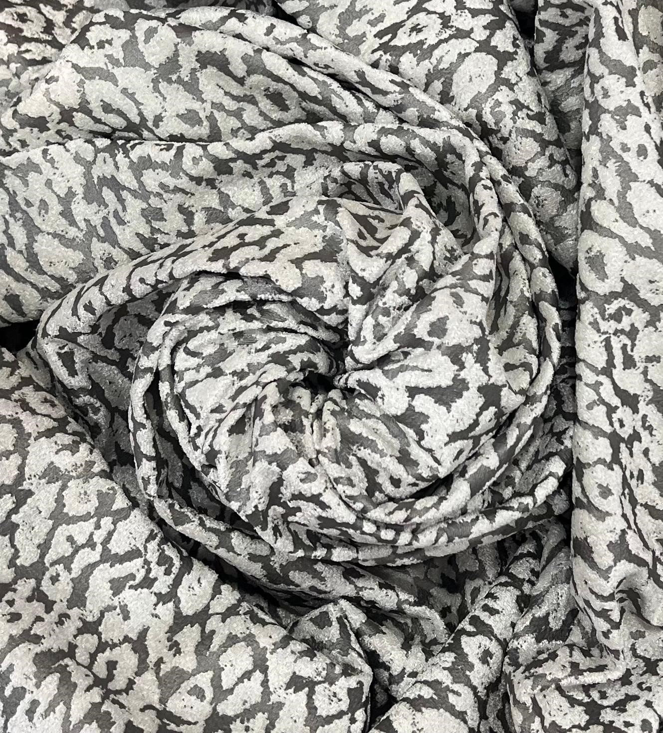 HARES 30 ALKANTRELİ LEOPAR EKRU KUMAŞ