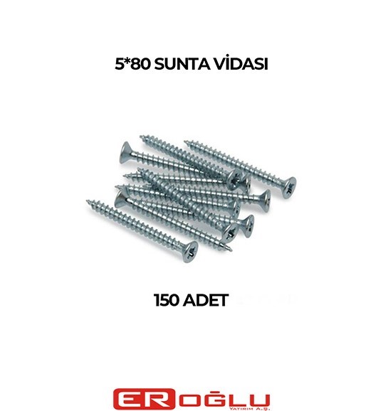 5*80 GVN SUNTA VİDASI (1 PK 150 AD)